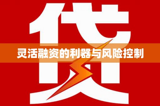 宁阳灵活融资的利器与风险控制