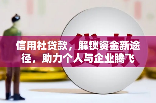 宁阳信用社贷款，解锁资金新途径，助力个人与企业腾飞