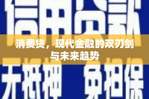 宁阳消费贷，现代金融的双刃剑与未来趋势