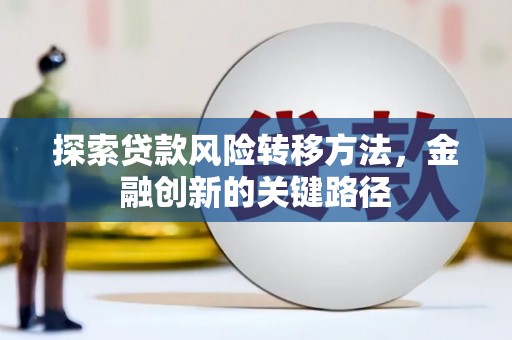 宁阳探索贷款风险转移方法，金融创新的关键路径